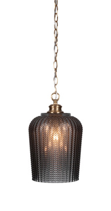 Toltec Lighting - 91-NAB-4282 - One Light Pendant - Cordova - New Age Brass
