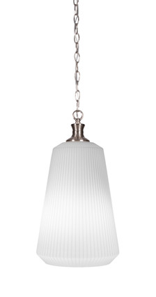 Toltec Lighting - 93-BN-4641 - One Light Pendant - Carina - Brushed Nickel
