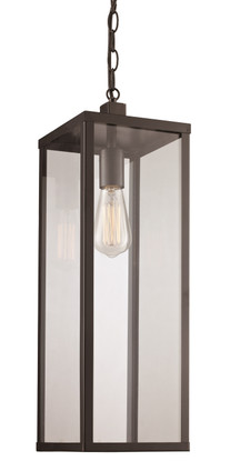 Trans Globe Imports - 40758 BK - One Light Hanging Lantern - Oxford - Black