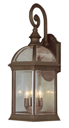 Trans Globe Imports - 44182 RT - Four Light Wall Lantern - Wentworth - Rust Trans Globe Imports - 44182 RT - Four Light Wall Lantern - Wentworth - Rust