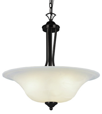 Trans Globe Imports - 9284 ROB - Three Light Chandelier - Aspen - Rubbed Oil Bronze