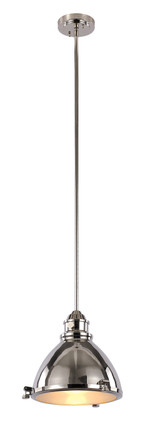 Trans Globe Imports - PND-1005 PN - One Light Pendant - Performance - Brushed Nickel