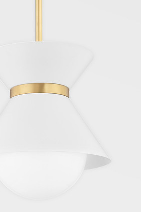 Scout One Light Pendant (F8620-SWH/PBR)