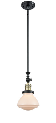 manufacturer_finish:Black Antique Brass|manufacturer_glass:Matte White Olean|light_output:245.00lm|color_temperature:2100K|cri:98