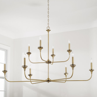 Presley Ten Light Chandelier (448901AD)