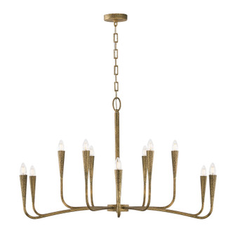 Capital Lighting - 459801ARG - 12 Light Chandelier - Savari - Artisan Gold