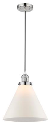 manufacturer_finish:Polished Nickel|manufacturer_glass:Matte White|light_output:220.00lm|color_temperature:2200K|cri:99