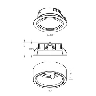 Duo-Puck LED Puck (4005-CC-BK)