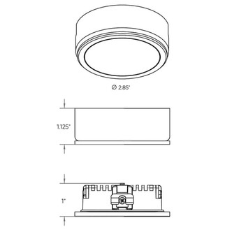 Power-Led Puck LED Puck (6001-CC-WH)