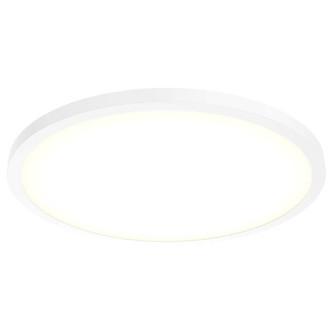 Dals - CFLEDR24-CC-WH - One Light Flush Mount - Delta - White