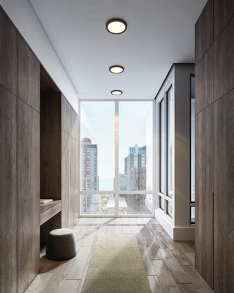 Radiance One Light Flush Mount (FMM12-CC-BK)