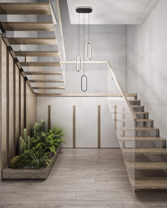 Atom Three Light Pendant (FPDC3-CC-BK)