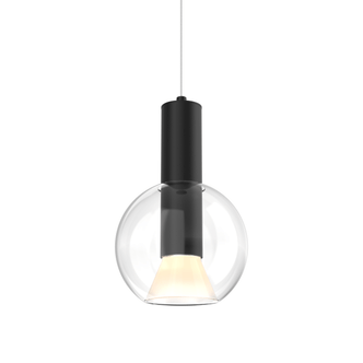 Dals - IRPD-CC-BK - One Light Pendant - Iris - Black
