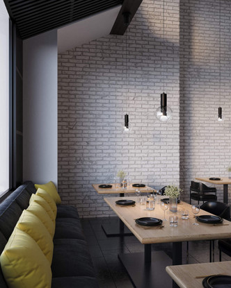 Iris One Light Pendant (IRPD-CC-BK)