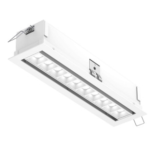 Dals - MSL10G-CC-AWH - Recessed Linear with 10 Mini Swivel Spot Lights - Pinpoint - White