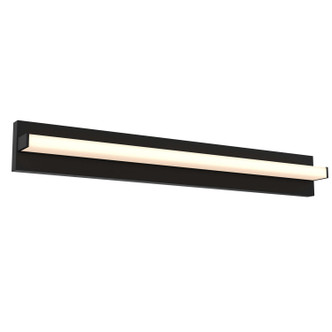 Dals - VAL36-CC-BK - One Light Vanity - Ledge - Black