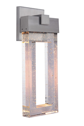 Craftmade - ZA1124-SA-LED - One Light Wall Lantern - Cantrell - Satin Aluminum