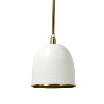 Palecek - 2255-79 - Pendant - Rivoli Leather - Antique Brass