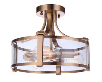 Elliot Three Light Semi Flush Mount (55353-SB)