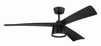 Craftmade - CTO52FB3 - 52 Ceiling Fan - Canto 52 3-Blade In/Out Rated Damp Fan - Flat Black