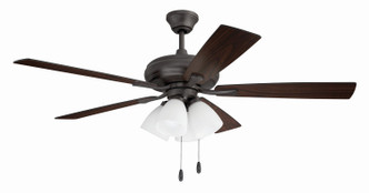 Eos Frost 4 Light 52" Ceiling Fan (ECF114CBZ5-CBZWLN)