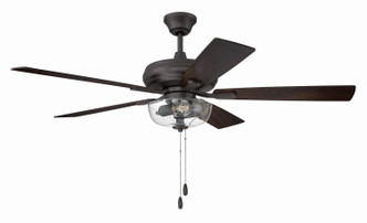 EOS 2 Light Clear Bowl 52" Ceiling Fan 52" Ceiling Fan (ECF201CBZ5-CBZWLN)