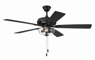 EOS 2 Light Clear Bowl 52" Ceiling Fan 52" Ceiling Fan (ECF201FB5-FBGW)