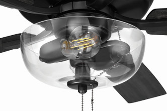 EOS 2 Light Clear Bowl 52" Ceiling Fan 52" Ceiling Fan (ECF201FB5-FBGW)