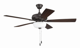 EOS 2 Light Frosted White Bowl 52" Ceiling Fan 52" Ceiling Fan (ECF211CBZ5-CBZWLN)