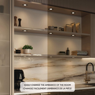 Push Puck Recessed (4024R-CC-WH)