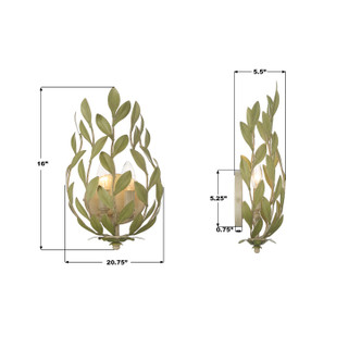 Broche Two Light Wall Sconce (561-CT)