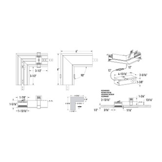 Boulevard 90deg Corner (LNR-ACC90-CC-V-WH)