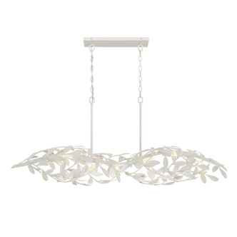 Broche Six Light Linear Chandelier (567-MT)
