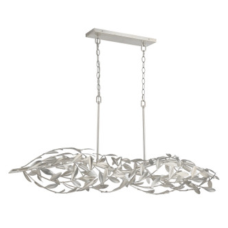 Broche Six Light Linear Chandelier (567-SA)