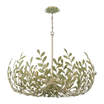 Crystorama - 569-CT - 12 Light Chandelier - Broche - Champagne Green Tea