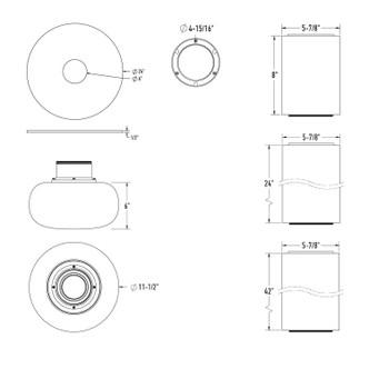 Pillar Glass Ball and Felt Disk (PIL-ACCGB-LG)