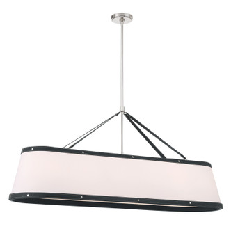 Callahan Six Light Chandelier (CAL-2407-PN)