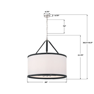 Callahan Eight Light Pendant (CAL-2408-PN)