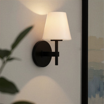 Colton One Light Wall Sconce (COL-201-BK)