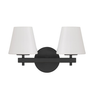 Colton Two Light Wall Sconce (COL-202-BK)