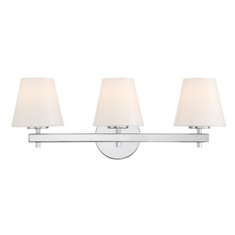 Crystorama - COL-203-CH - Three Light Bath - Colton - Polished Chrome