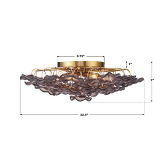 Esme Six Light Semi Flush Mount (ESM-4000-AG-SM)