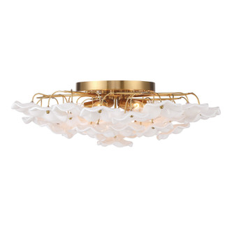Esme Six Light Semi Flush Mount (ESM-4000-AG-WH)