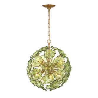 Esme Six Light Chandelier (ESM-4005-AG-GR)