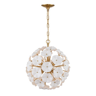 Esme Six Light Chandelier (ESM-4005-AG-WH)