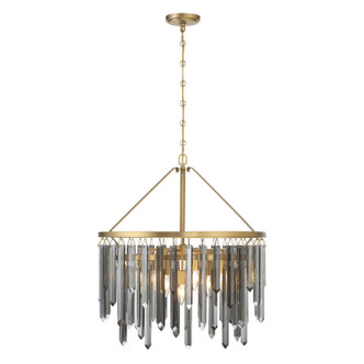 Gemma Seven Light Chandelier (GEM-7004-MG-SS)