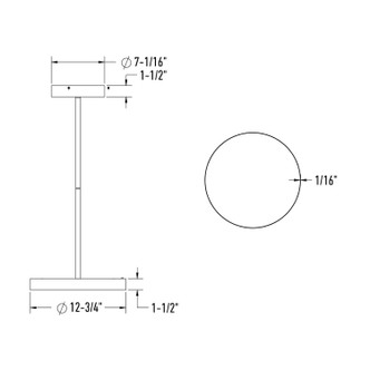 Fusion Pendant (TLPF12-CC-UNV-BK)