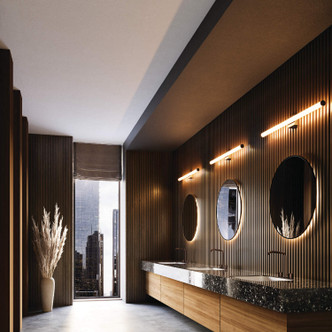 Vela Vanity Light (VAN002-CC-46BK)
