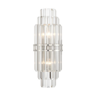 Crystorama - HAY-1411-PN - Two Light Wall Sconce - Hayes - Polished Nickel