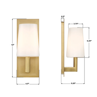 Hogan One Light Wall Sconce (HGN-3901-AG)